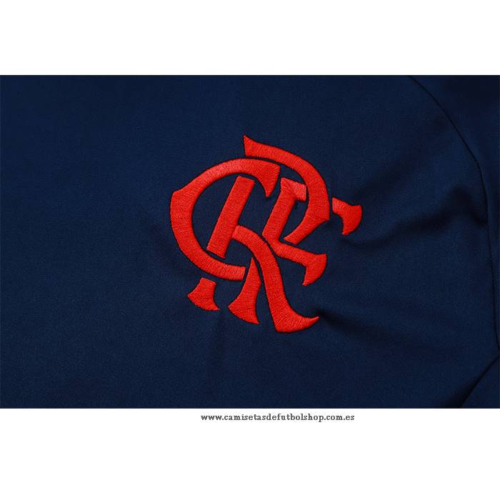 Chandal del Flamengo 24-25 Manga Corta Azul - Pantalon Corto